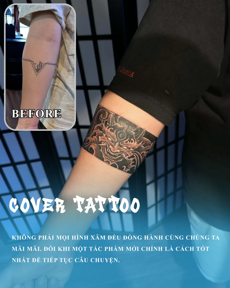 Cover xăm vòng tay